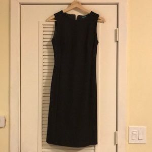 Dark brown Benetton sheath dress